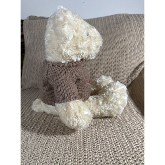 Dan Dee Collector Choice Plush Teddy Bear Brown Sweater Hugs & Kisses Embroidery - Picture 2 of 8